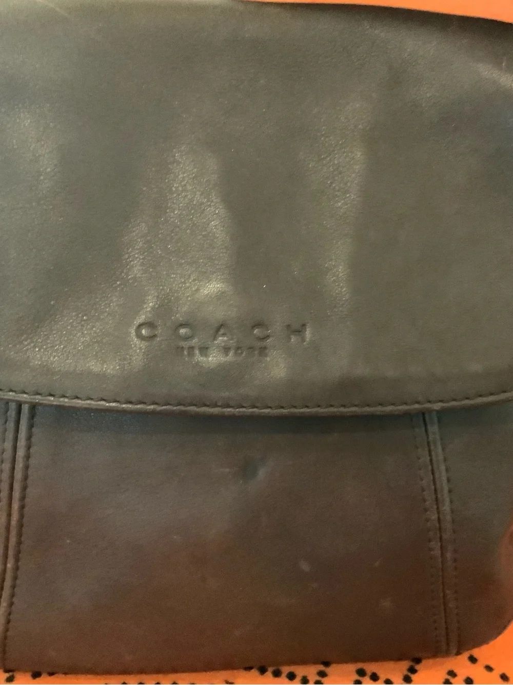 Coach Lexington  Dark Brown Leather Crossbody Bag